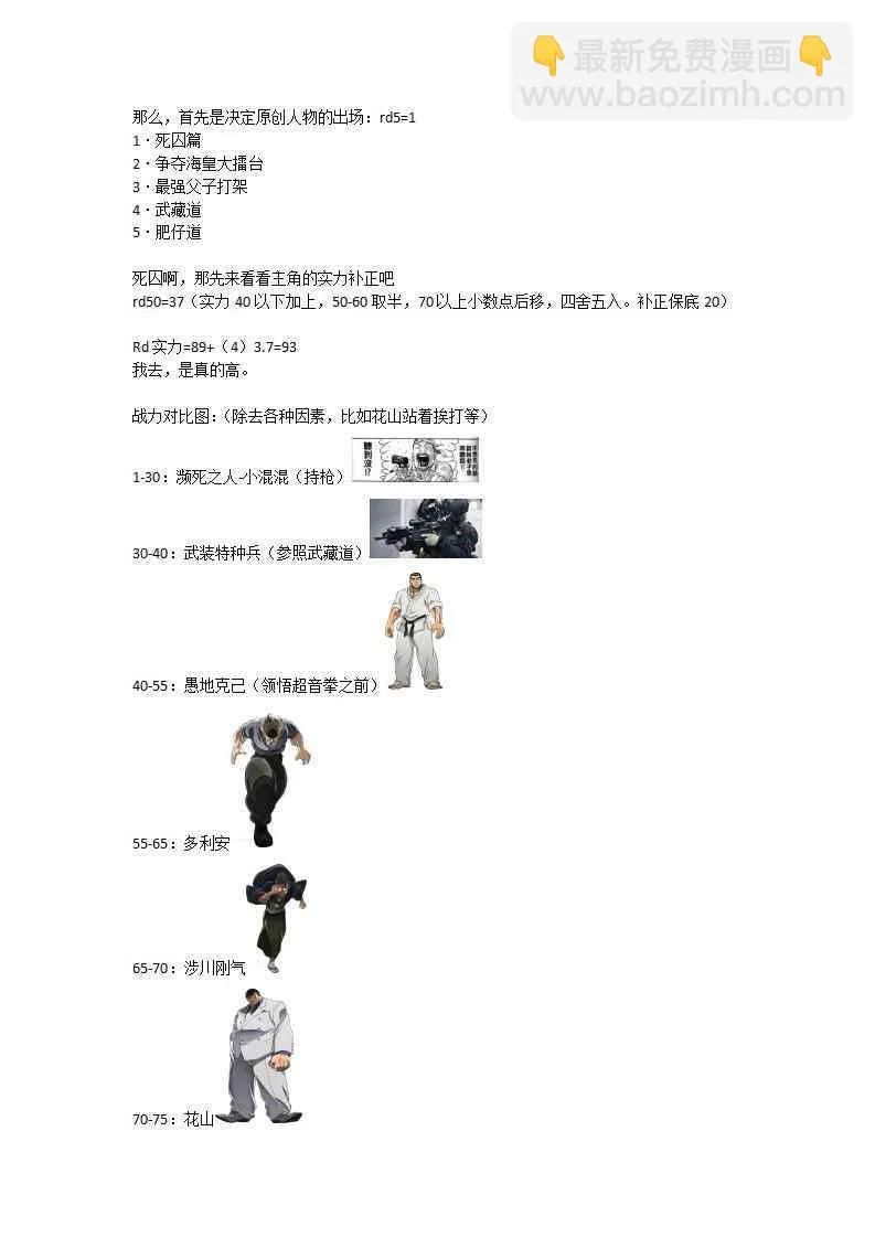 主角的人物设定 第1页
