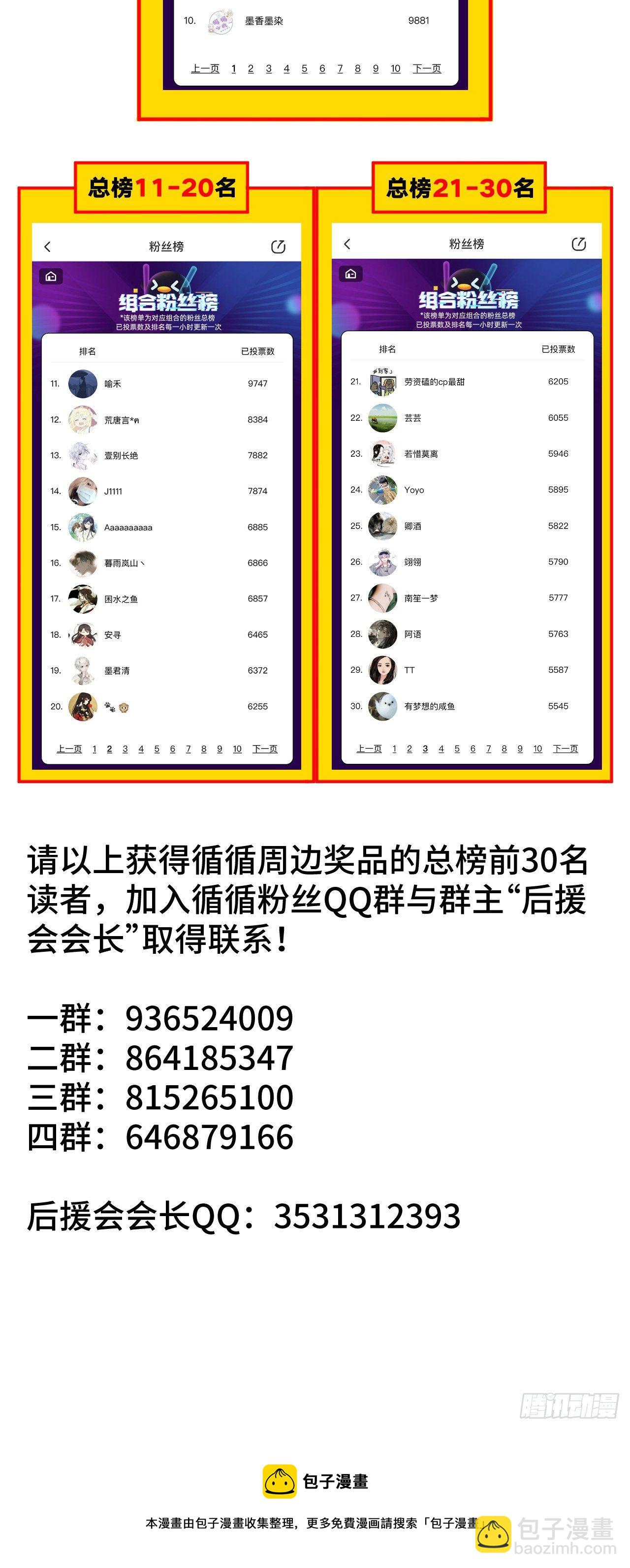 组合PK赛助力票总榜前30名单 第2页