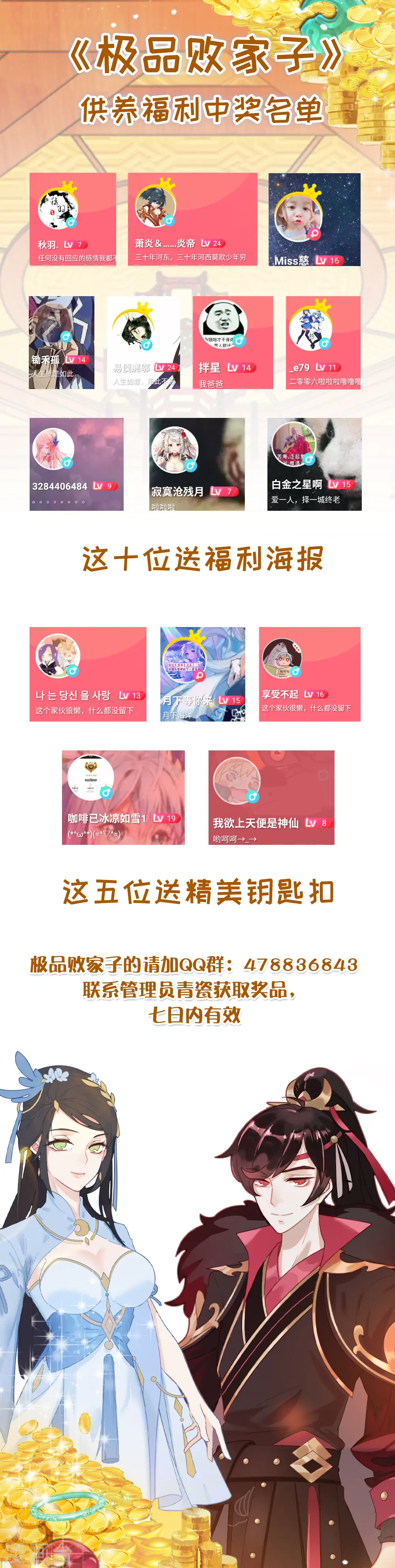 11月供养中奖名单 第1页