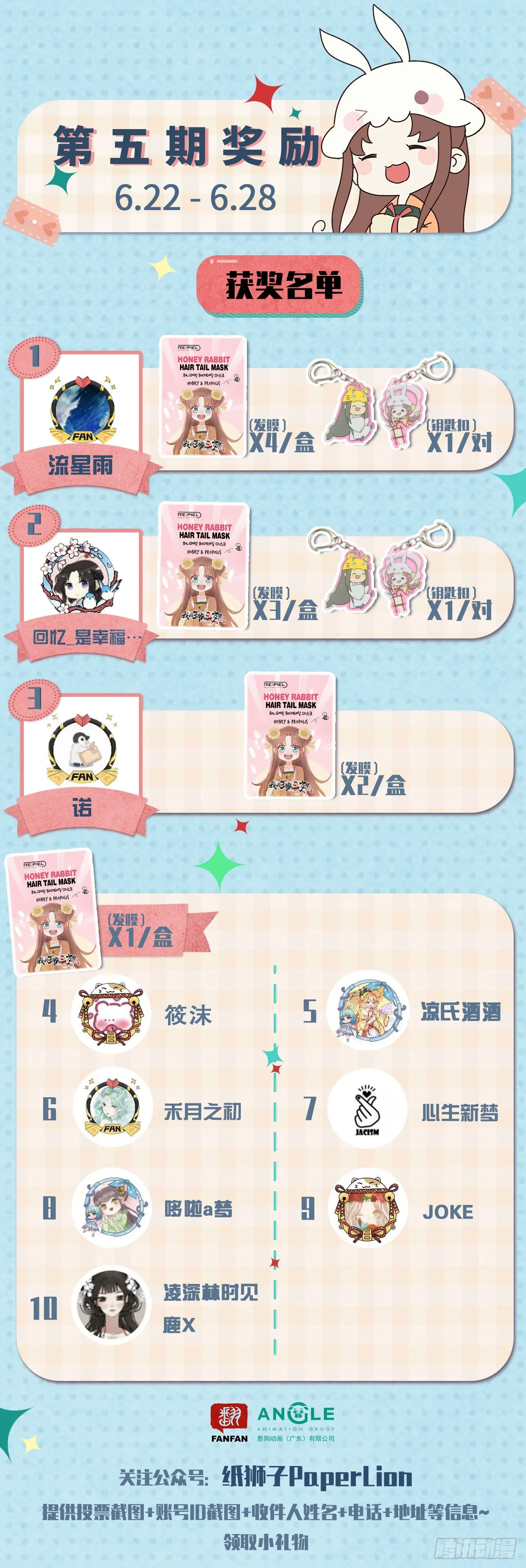 第五期获奖名单 第1页