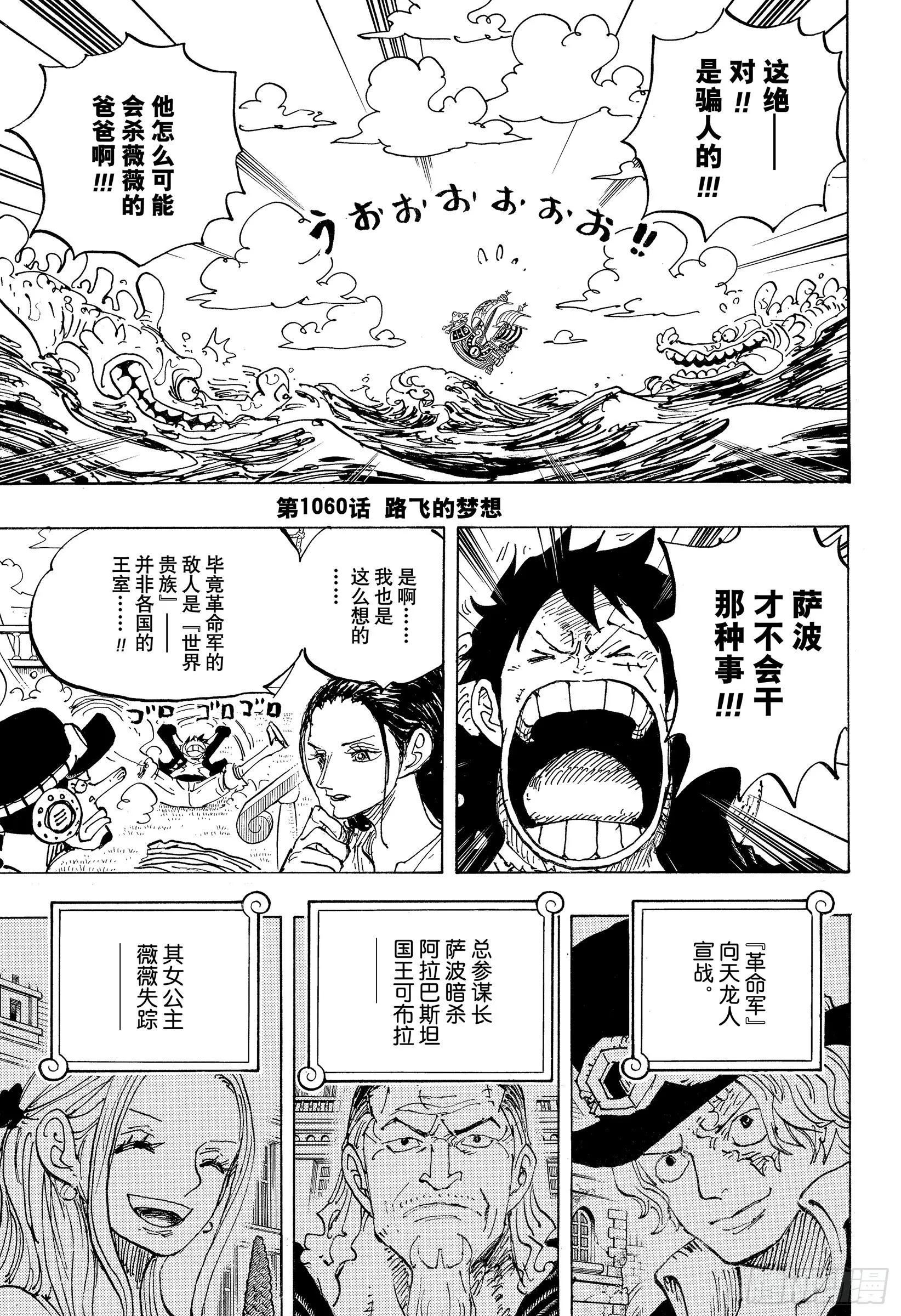第1060话 路飞的梦想 第3页