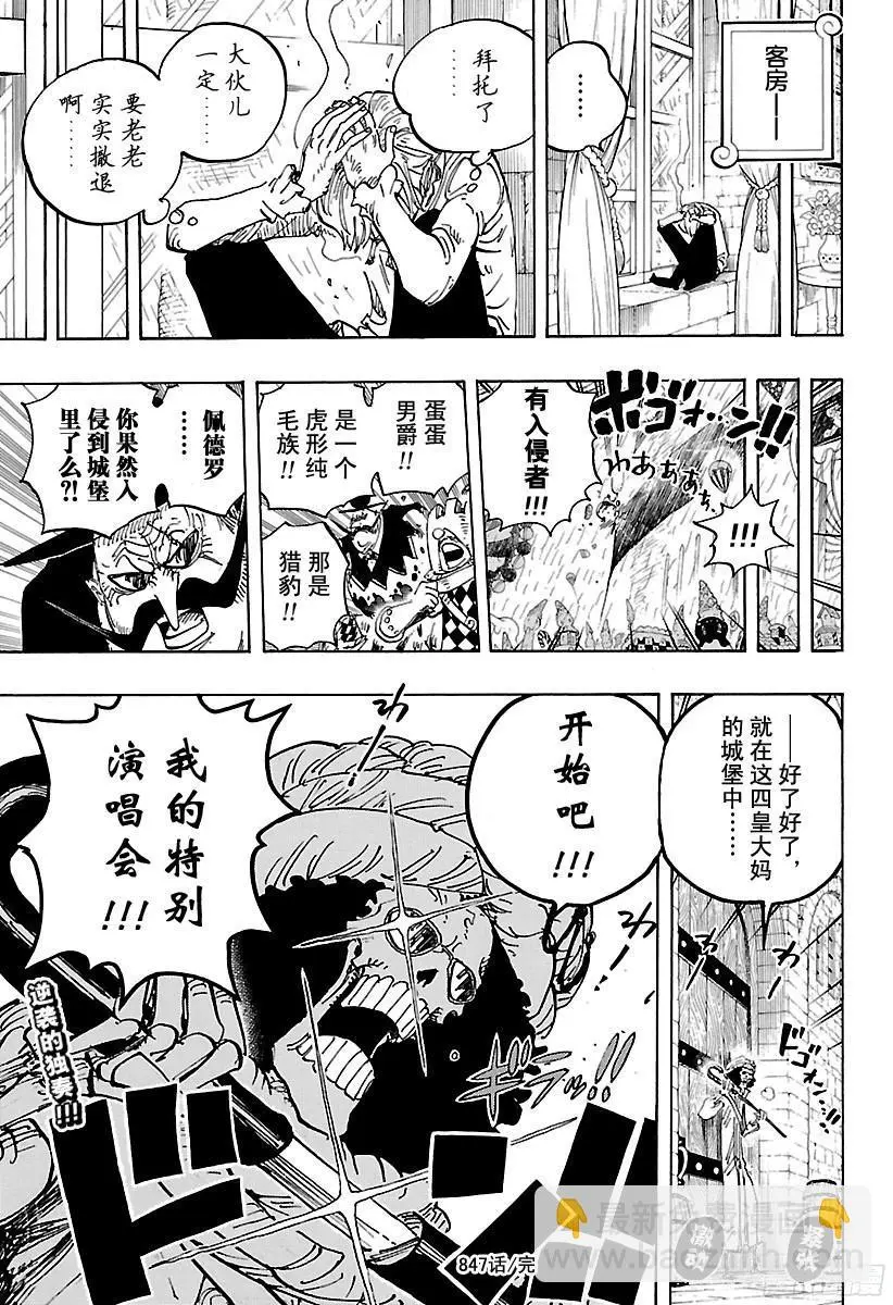 第847话 路飞和大妈 第17页
