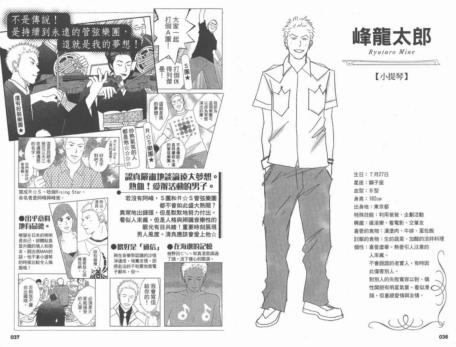 交響情人夢角色資料書 第22页