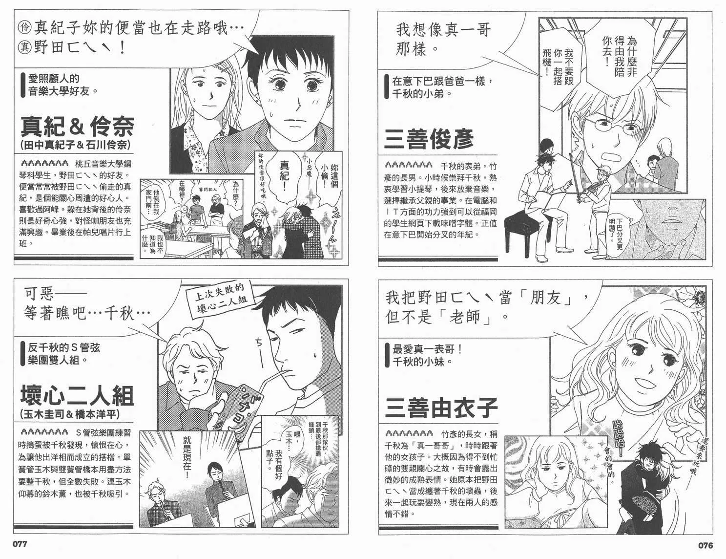 交響情人夢角色資料書 第43页