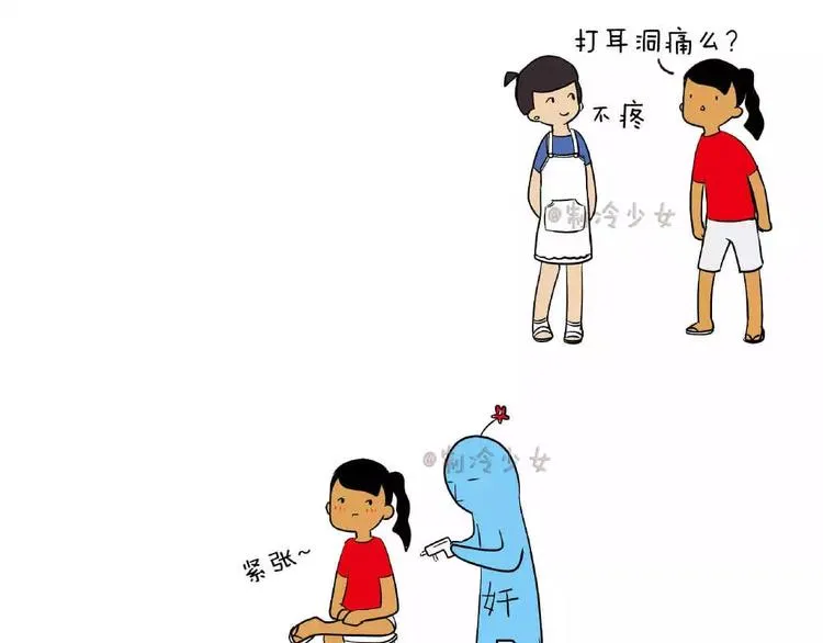 打耳洞一点都不痛，真的！ 第1页