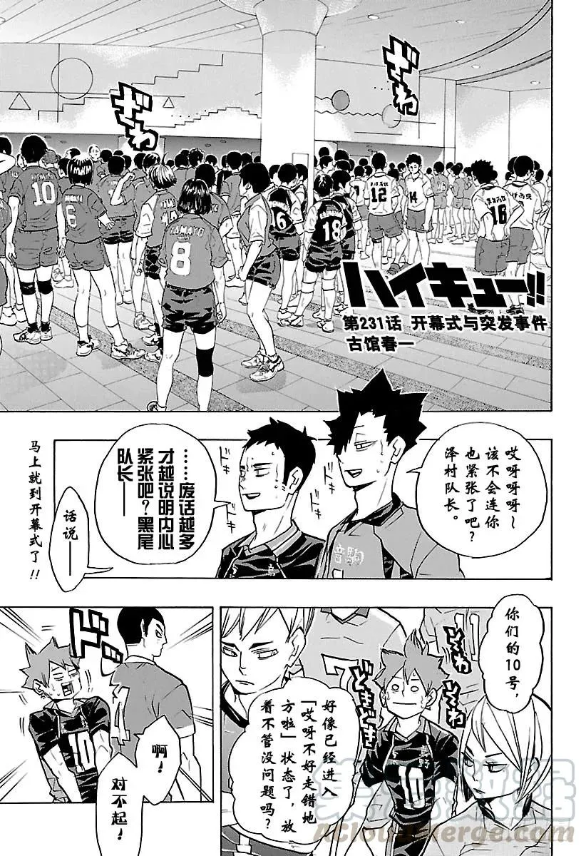第231话 开幕式与突发事件 第1页