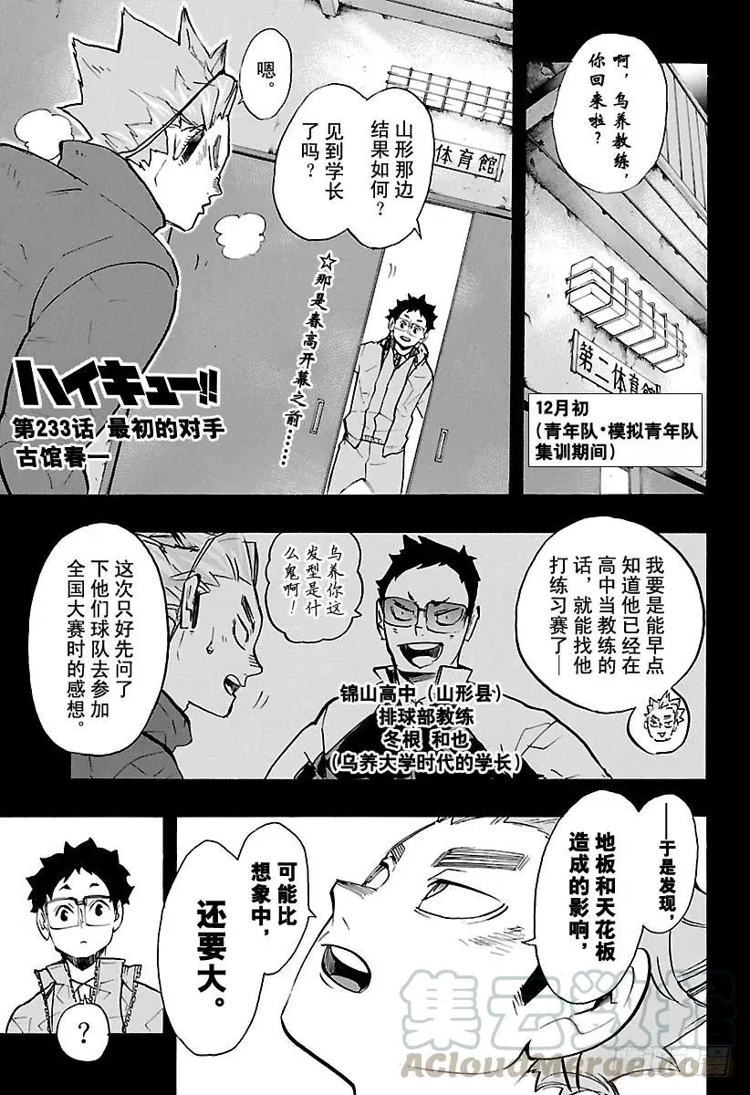 第233话 最初的对手 第1页