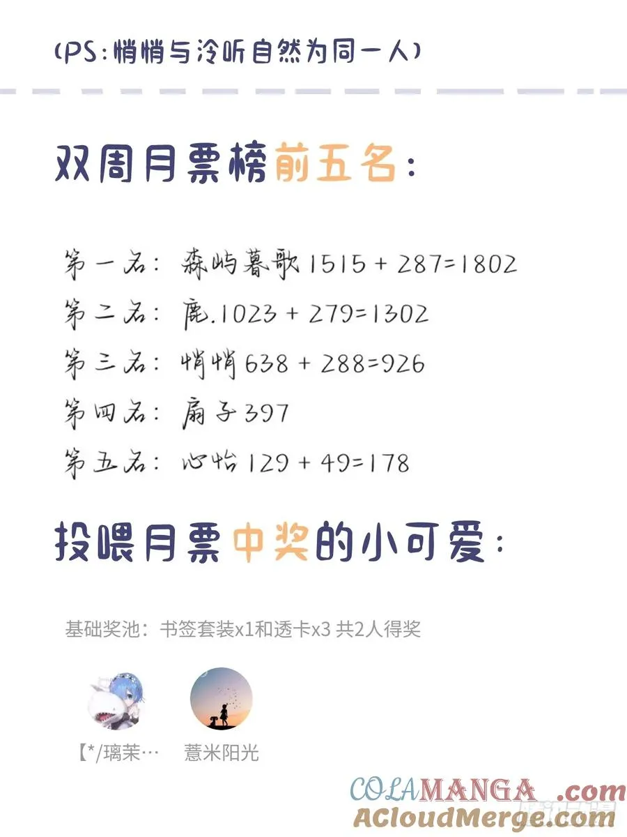 双周月票活动结算 第4页