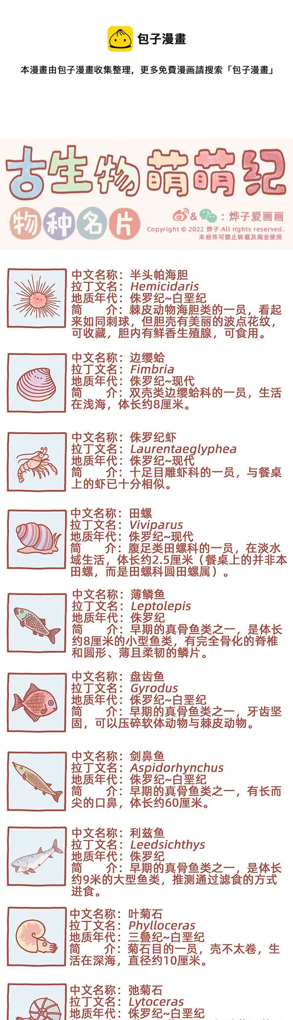 物种名片 侏罗纪5 第1页