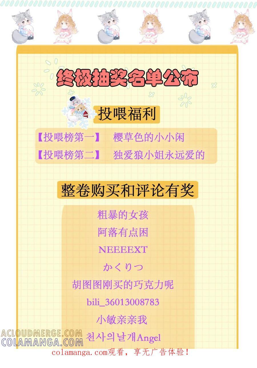 第6卷 中奖名单（终极抽奖） 第1页