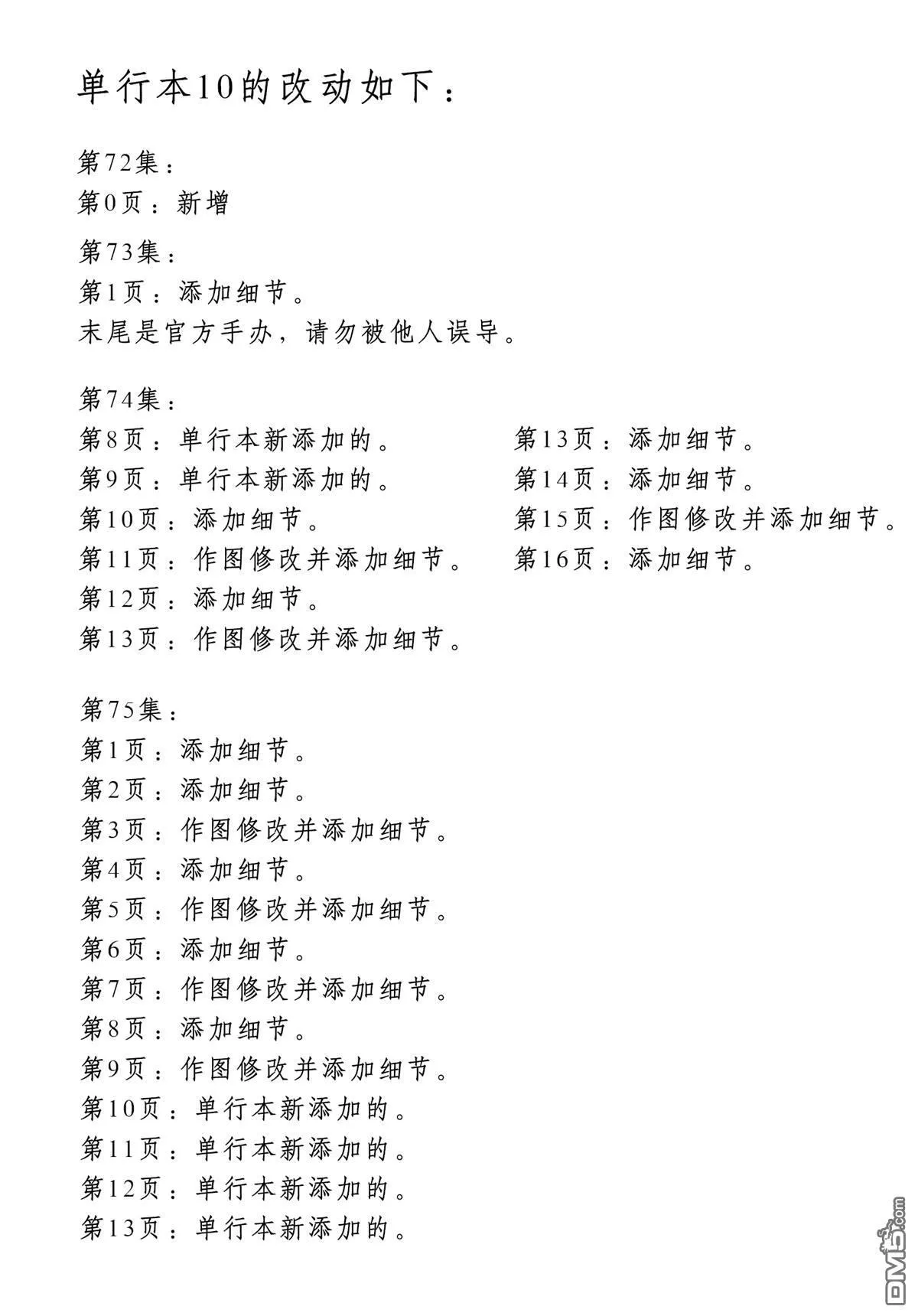 单行本10附图 第5页