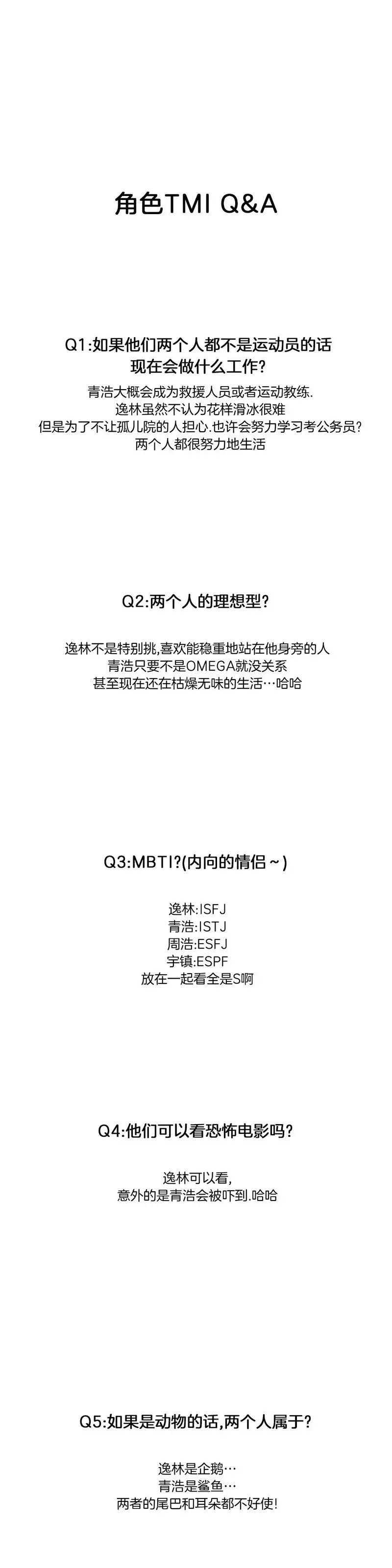 第一季后记 角色Q&A 第4页