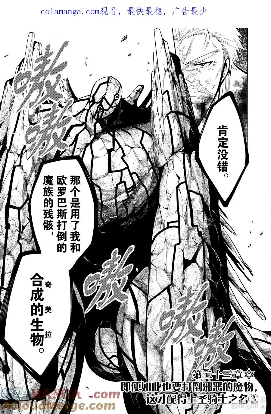 第23章 即便如此也要打倒邪恶的魔物，这才配得上圣骑士之名③ 第1页