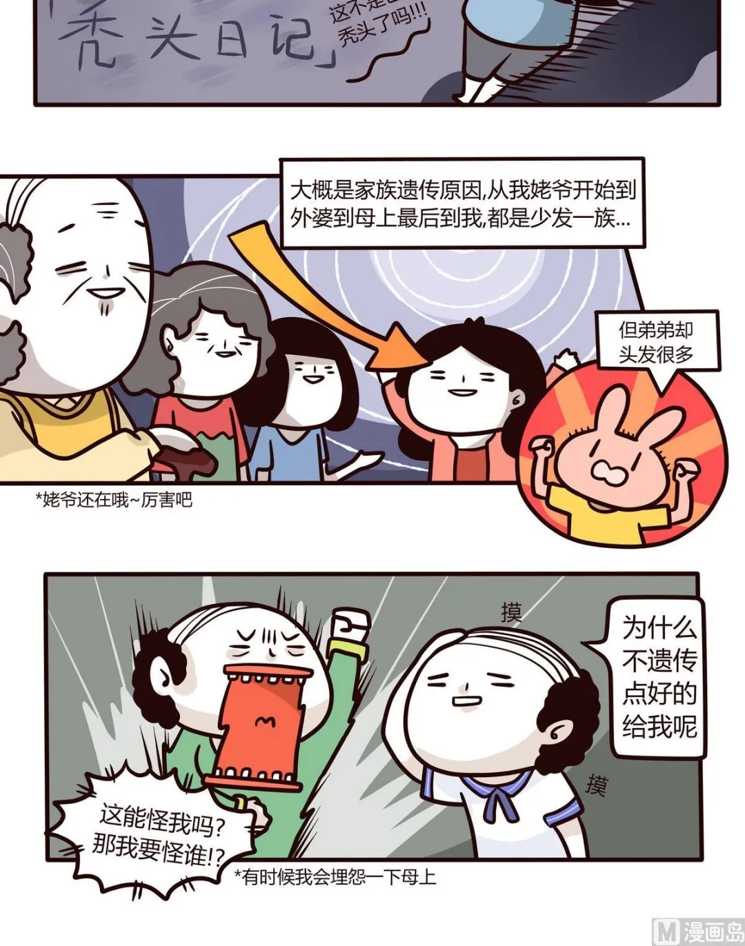 第114话秃头日记 第3页