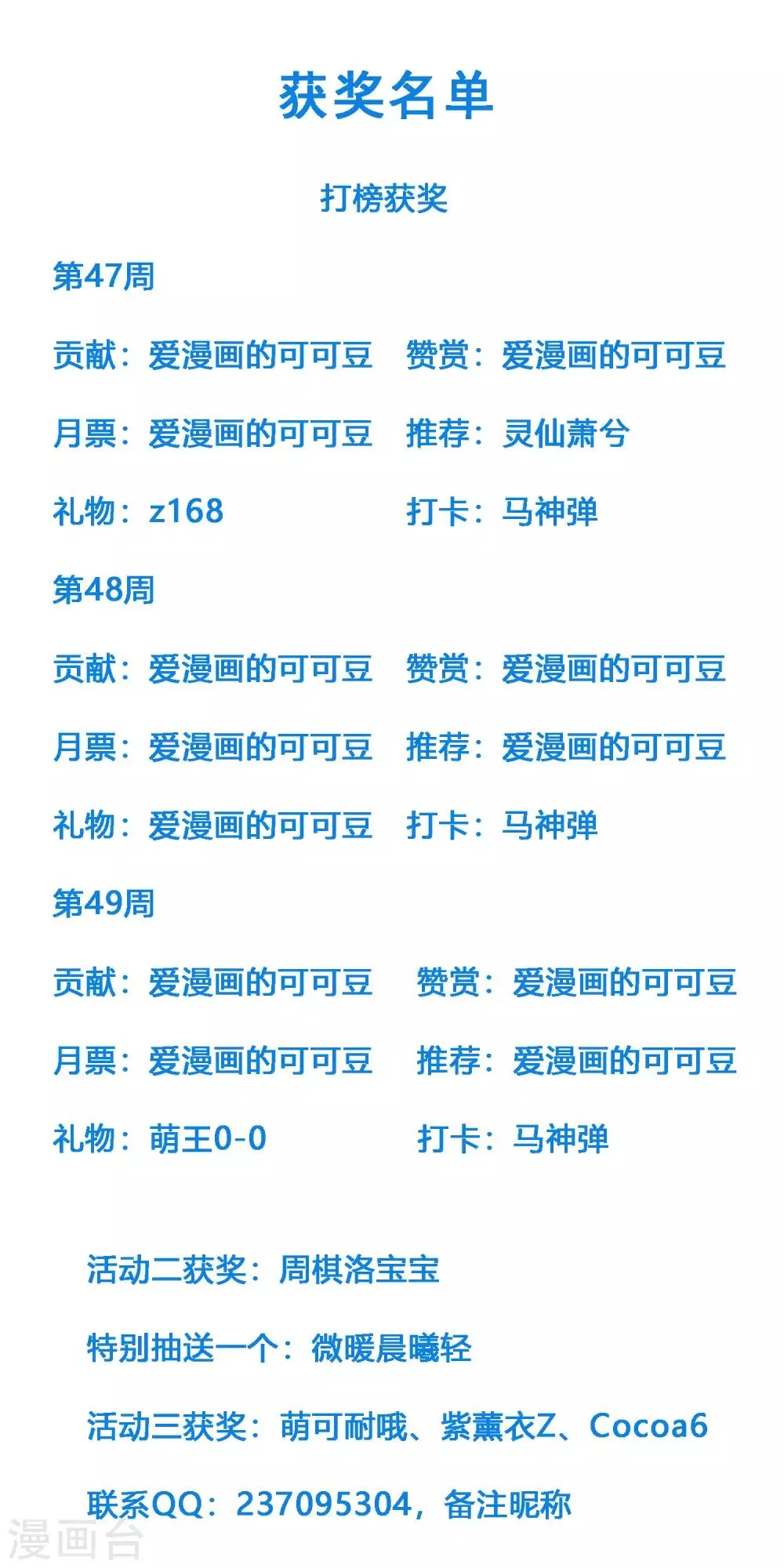12月9日获奖名单 第1页