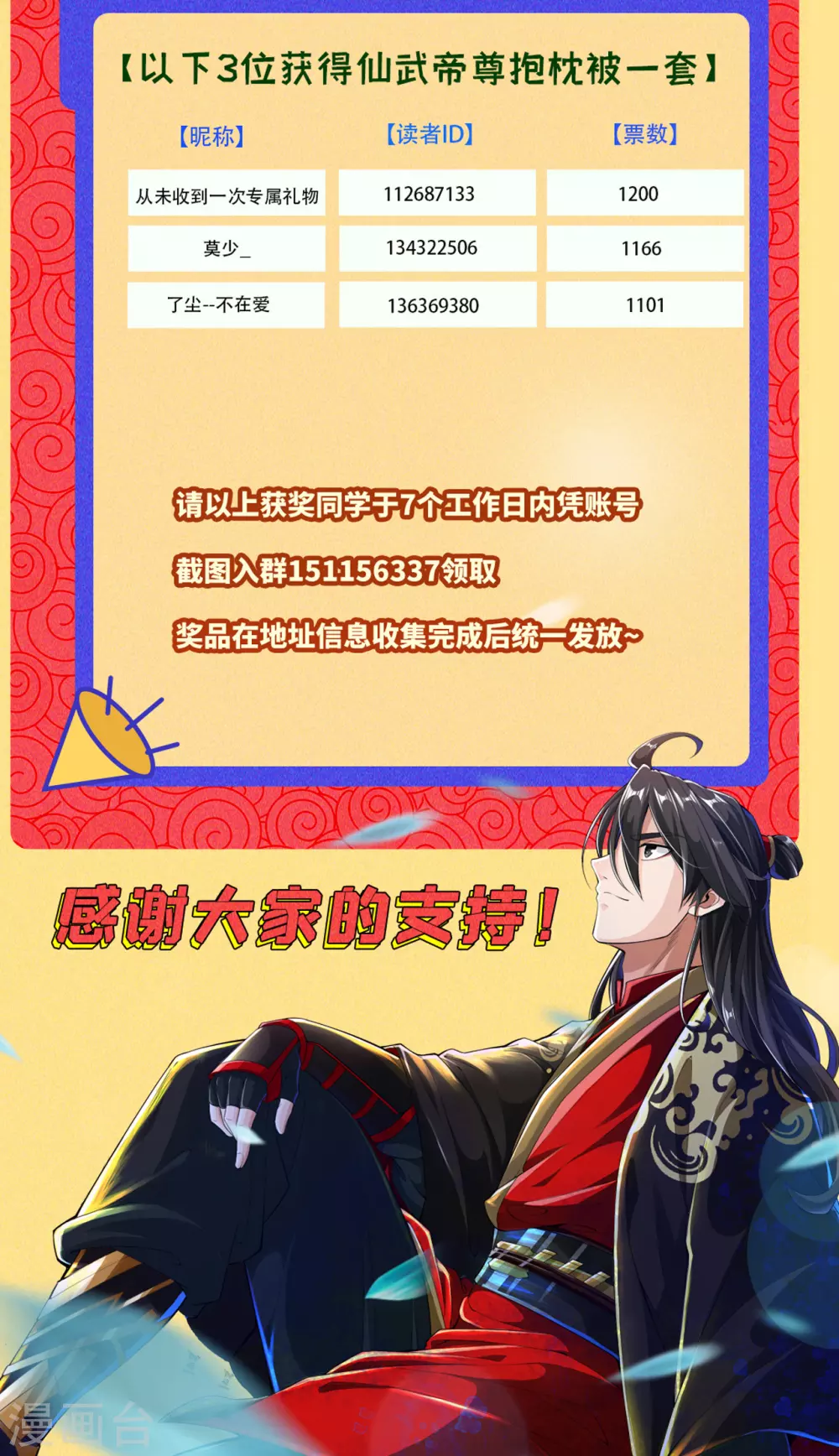 国漫星选活动公告 获奖名单来啦~ 第2页