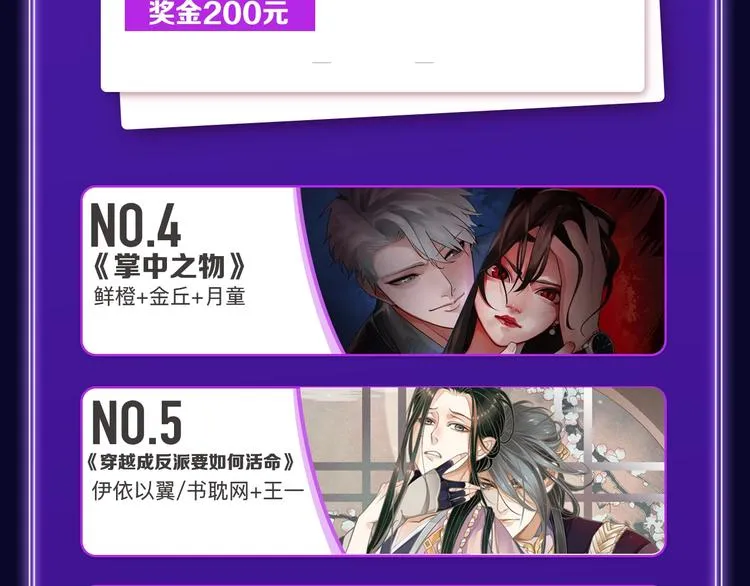 《遇蛇》荣获新作、青女榜冠军！ 第7页