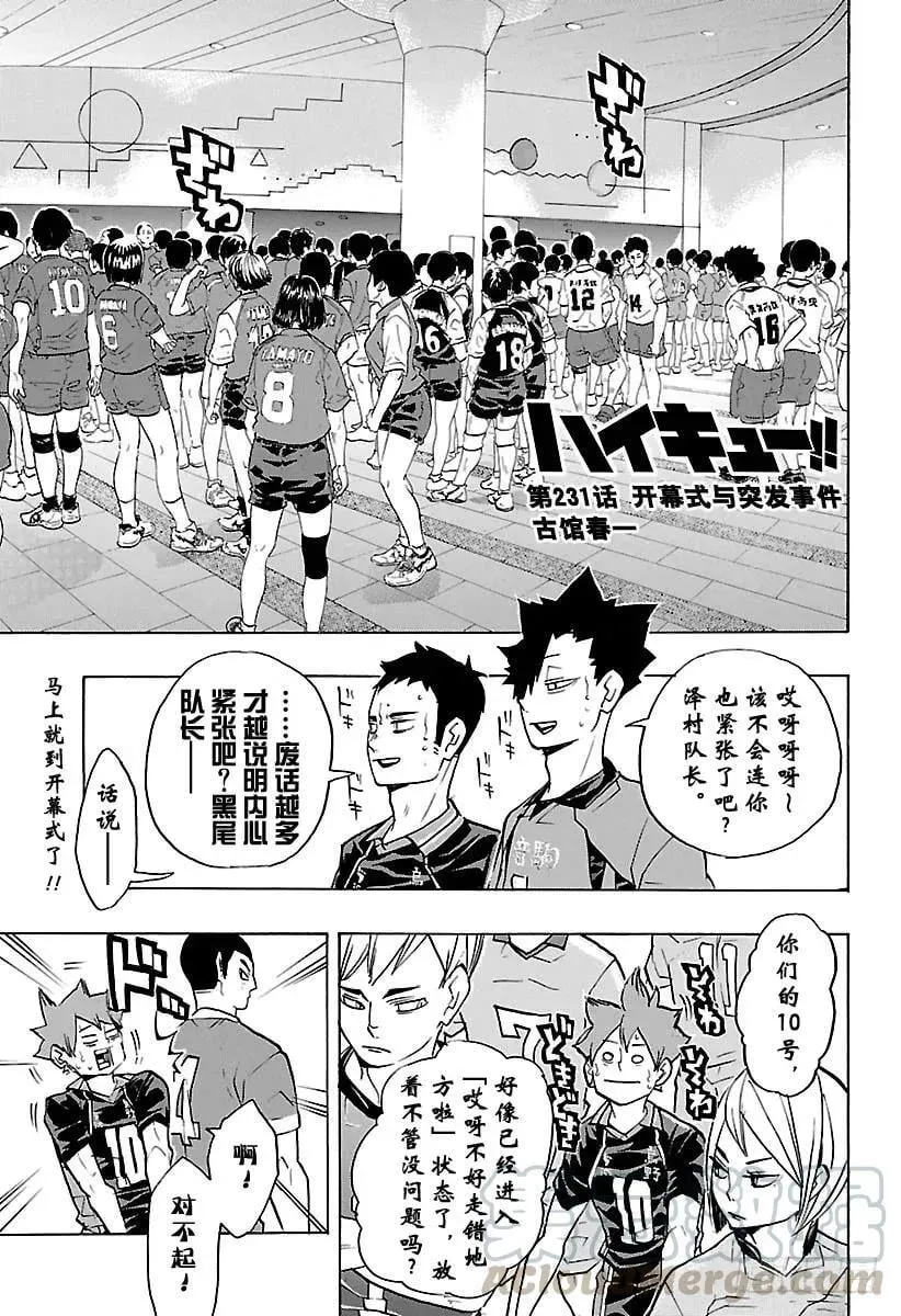 第231话 开幕式与突发事件 第1页