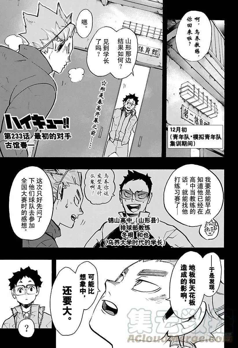 第233话 最初的对手 第1页