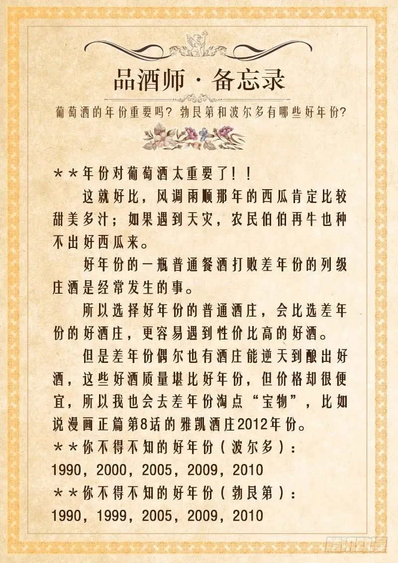 番外：品酒师备忘录(知识卡片1) 第6页