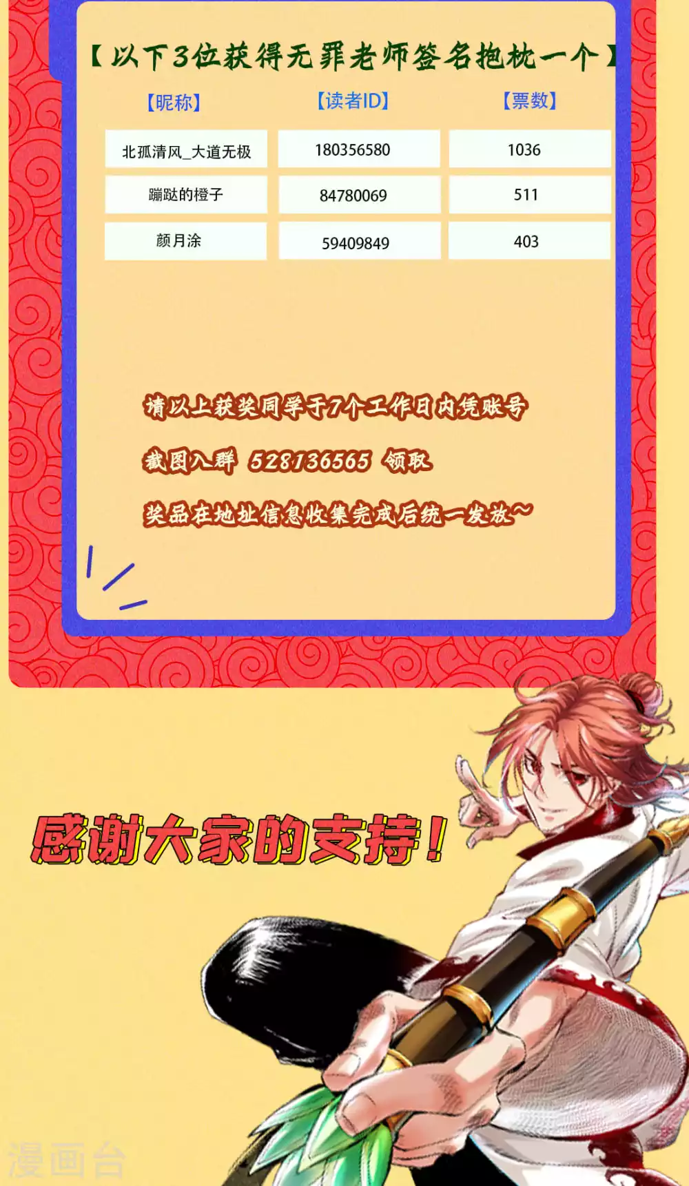 国漫星选中奖名单 第2页