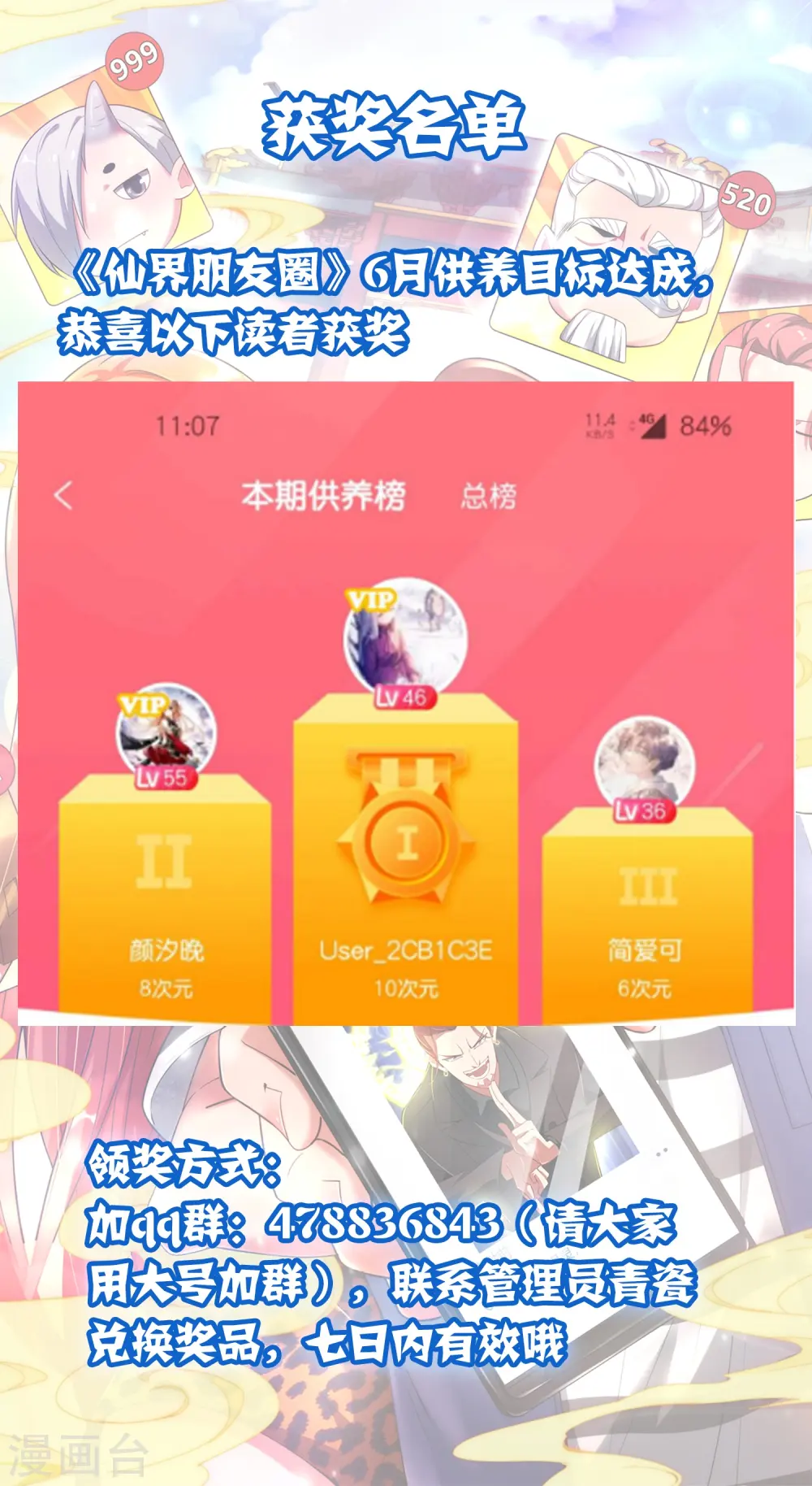 六月供养获奖名单 第1页