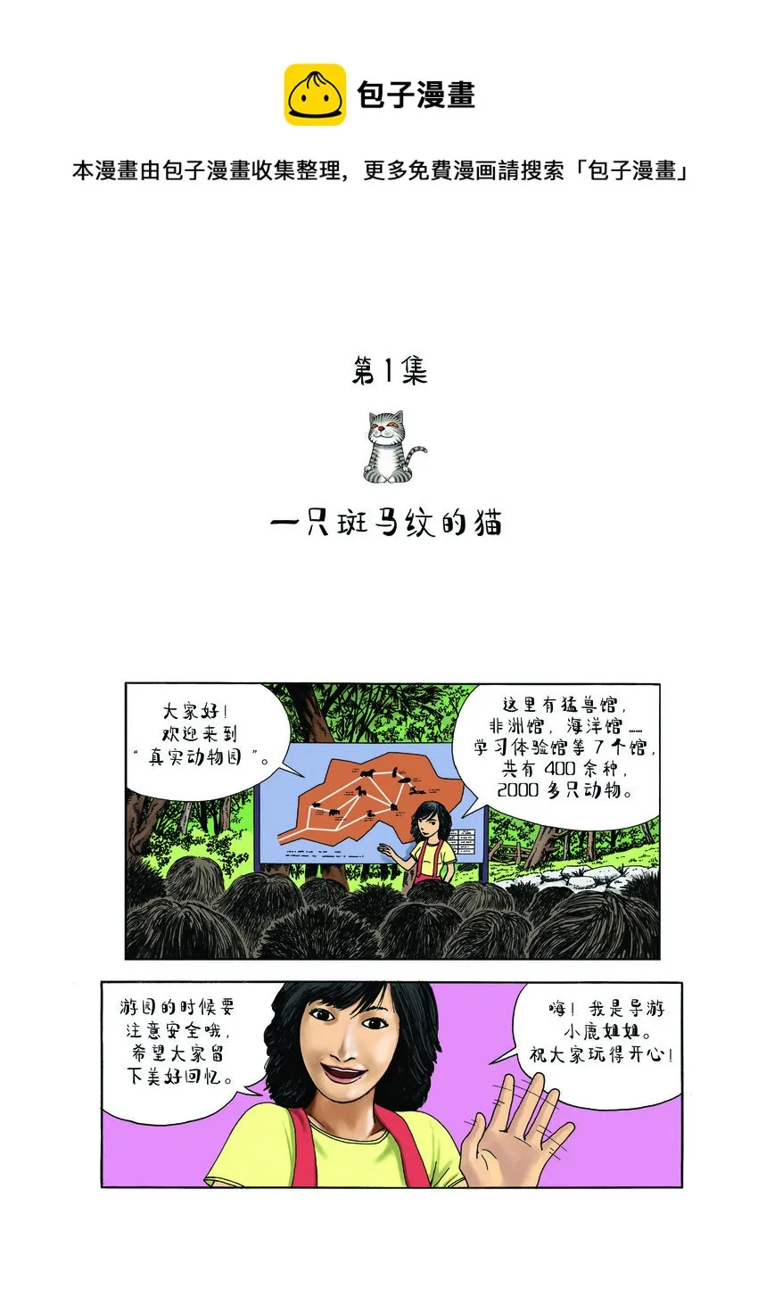 第一季 第1集 一只斑马纹的猫 第1页